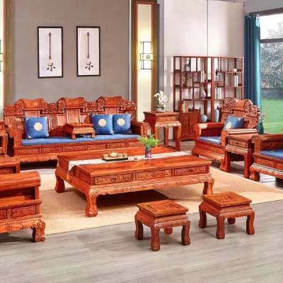 红木家具的市场格行情远比实木布艺欧式家具的格低